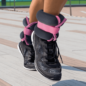 Pair of grey ankle weights