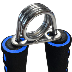 Pair of blue hand grip strengtheners