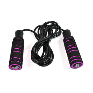 Grey jump rope wrapped up