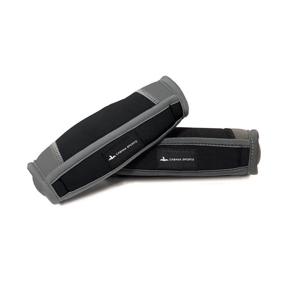 Pair of grey walking weights