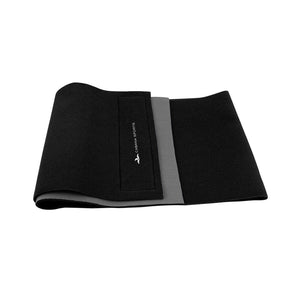 Black slimmer waist belt bundled up